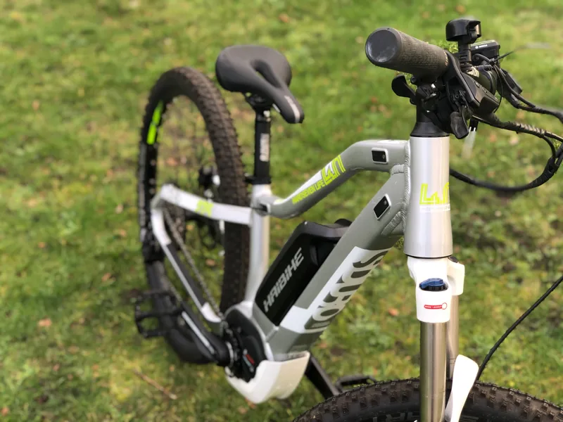 Second Hand Haibike SDURO HardSeven 4 Wms Electric Bike XS 2019 Silver-1